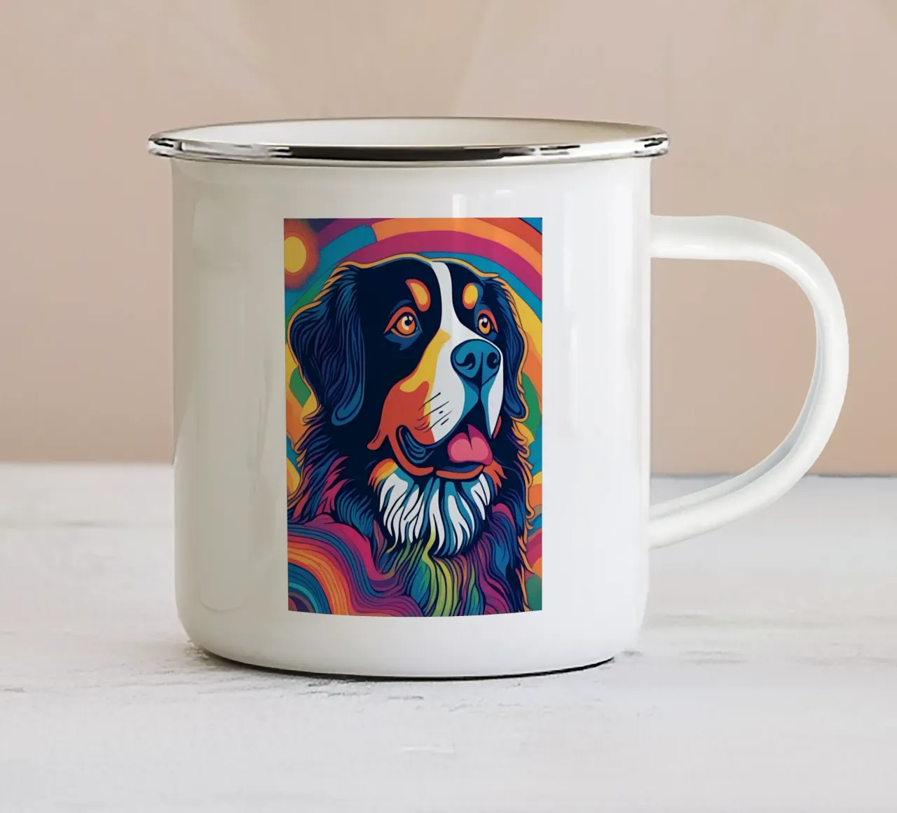 Bernersennen in Bunt #14 tazza in smalto da Yumis.Beargang.and.Me