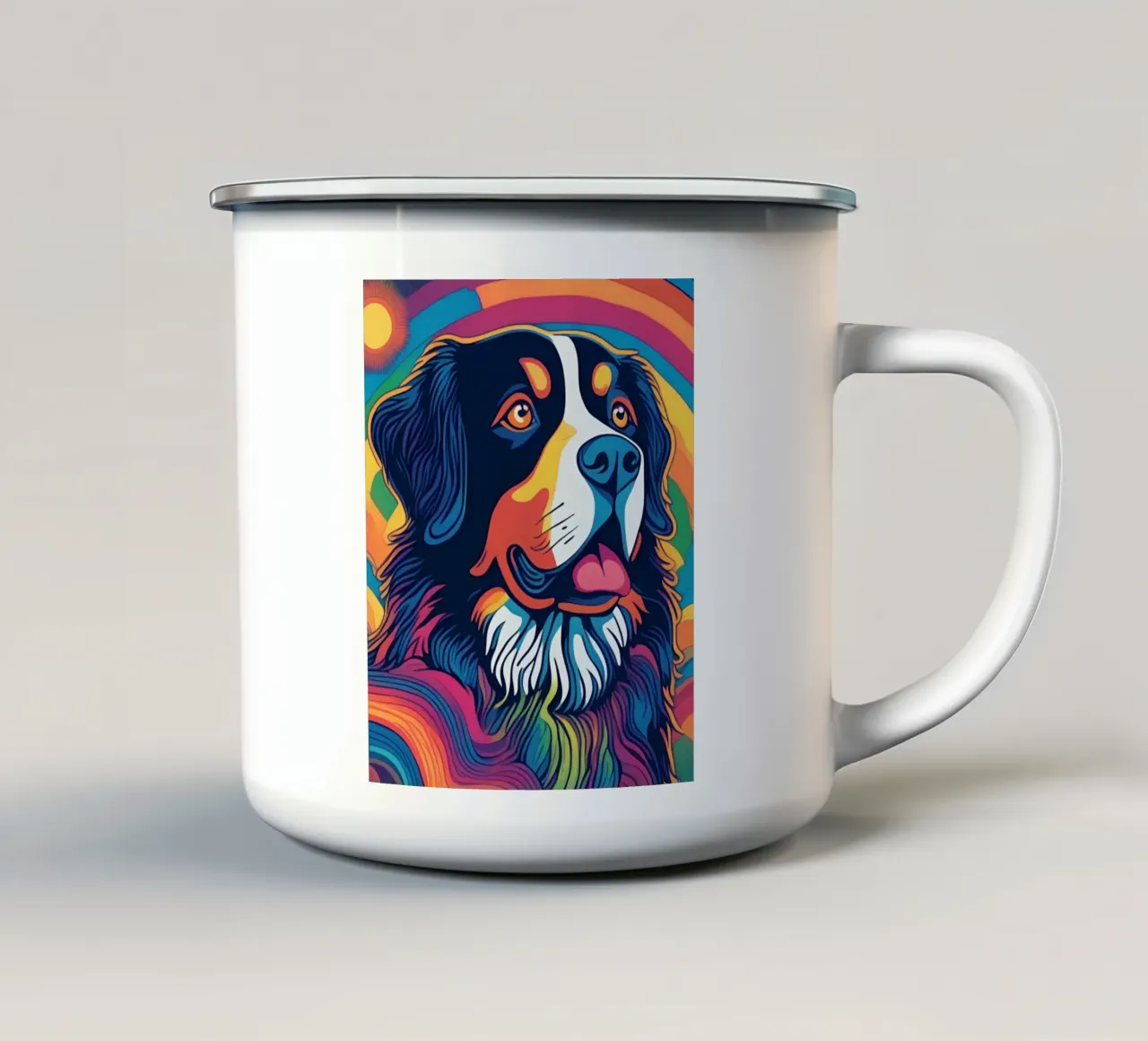Bernersennen in Bunt #14 tazza in smalto da Yumis.Beargang.and.Me