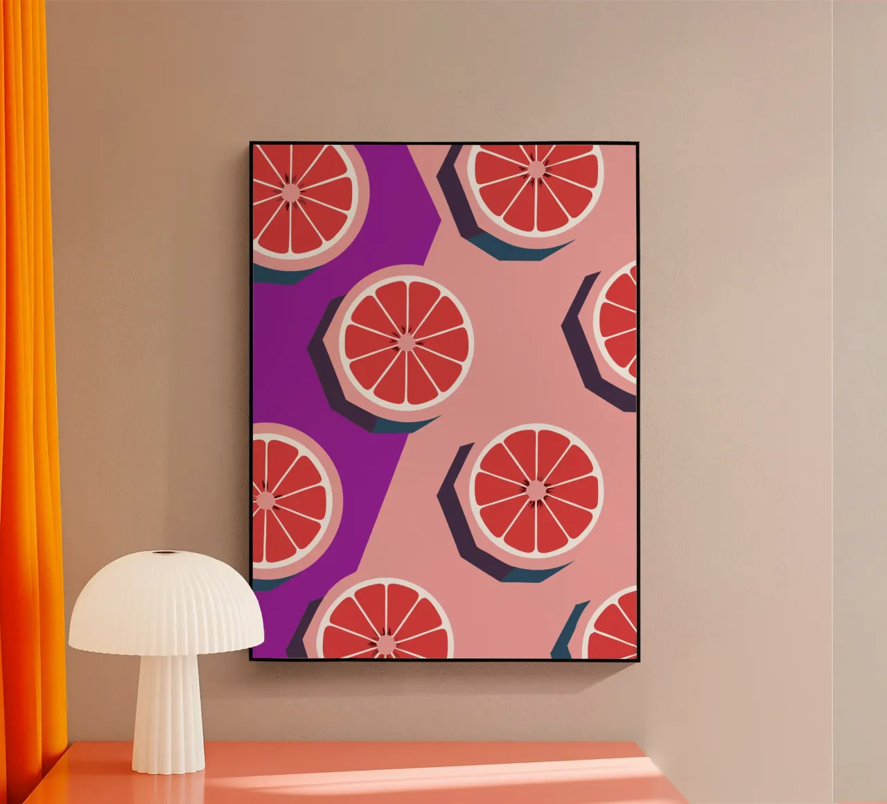 Citrus fruit acrylic glass by TODAY'S SHOP
