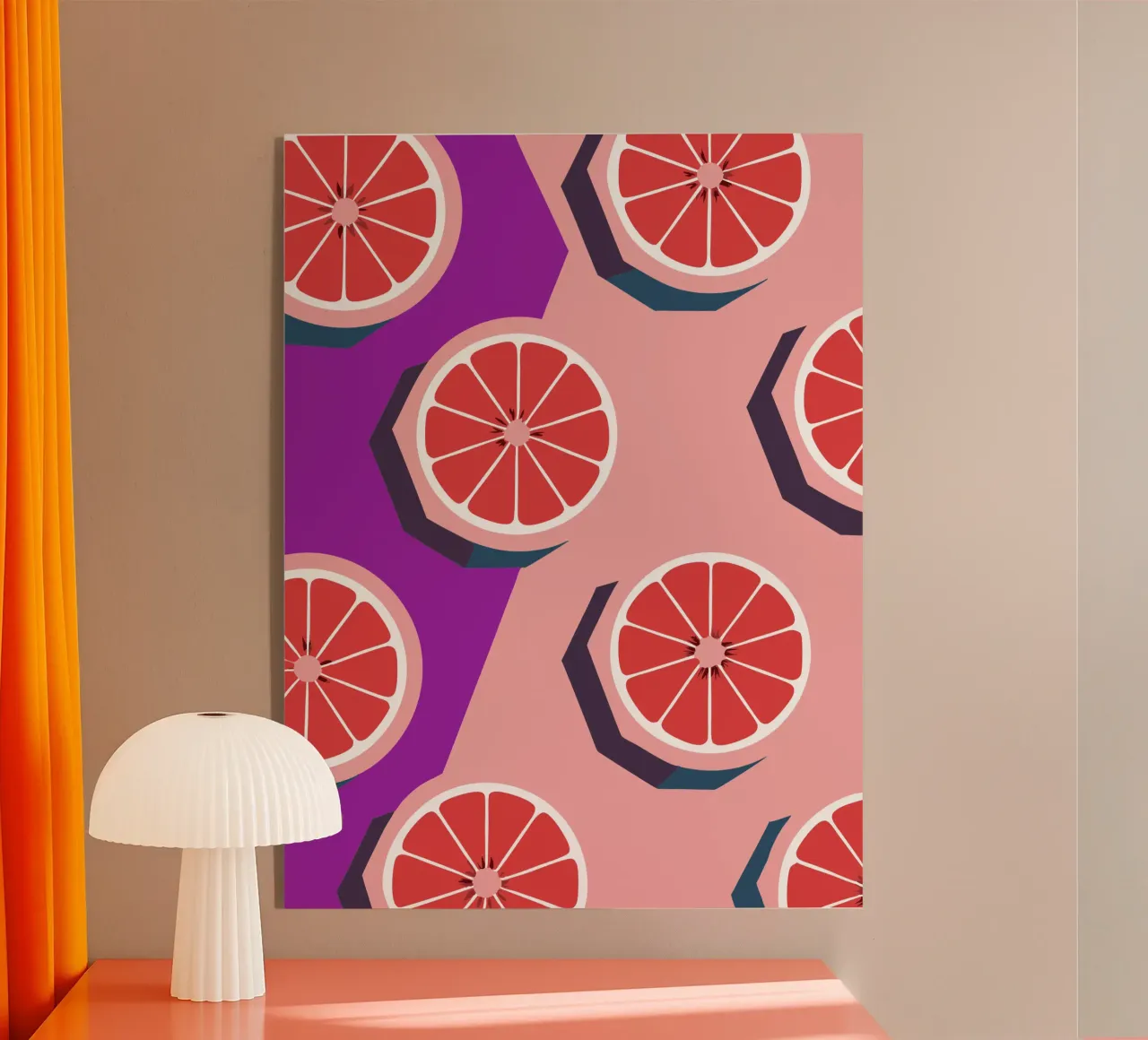 Citrus fruit acrylic glass by TODAY'S SHOP