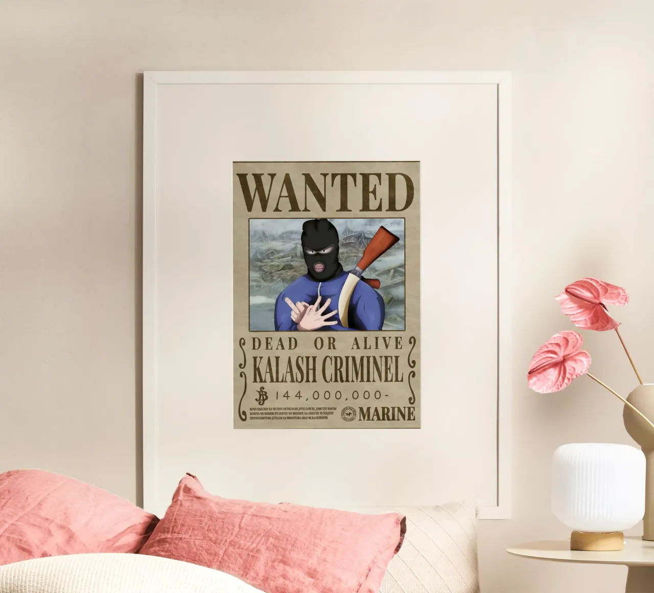 ricercato kalash criminel poster da Green
