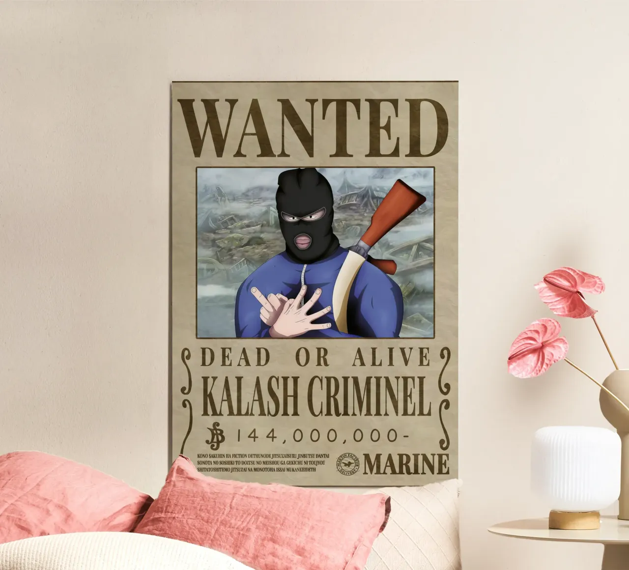 ricercato kalash criminel poster da Green
