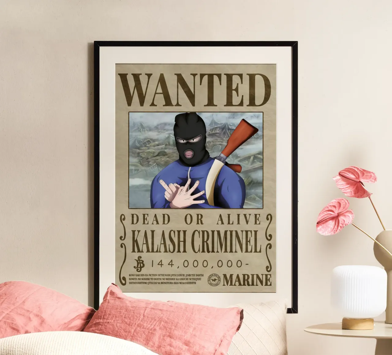ricercato kalash criminel poster da Green
