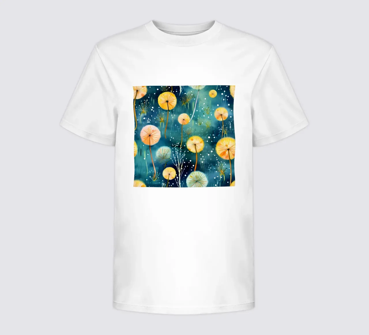 Pissenlits cosmiques t-shirt enfant de Botanical Pattern House