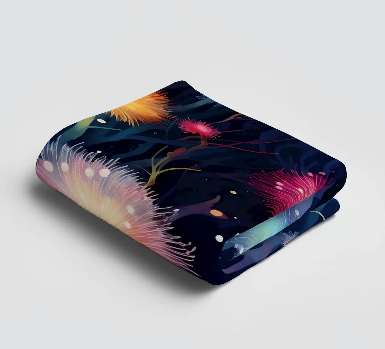 Denti di leone cosmici asciugamano da bagno da Botanical Pattern House