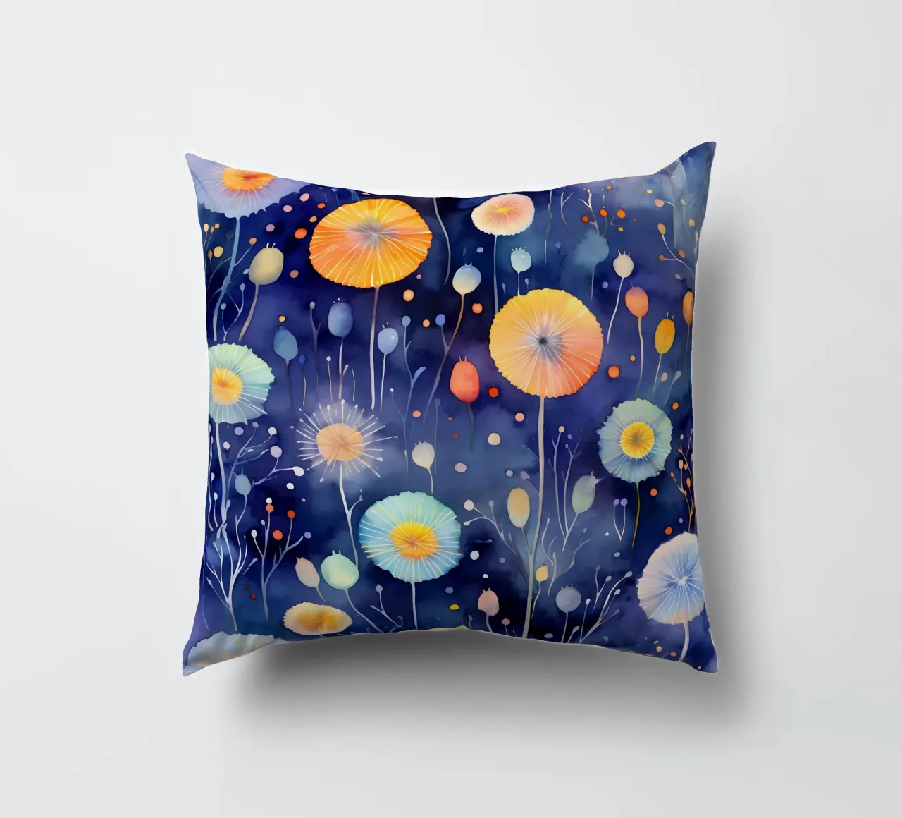 Denti di leone cosmici cuscino da Botanical Pattern House