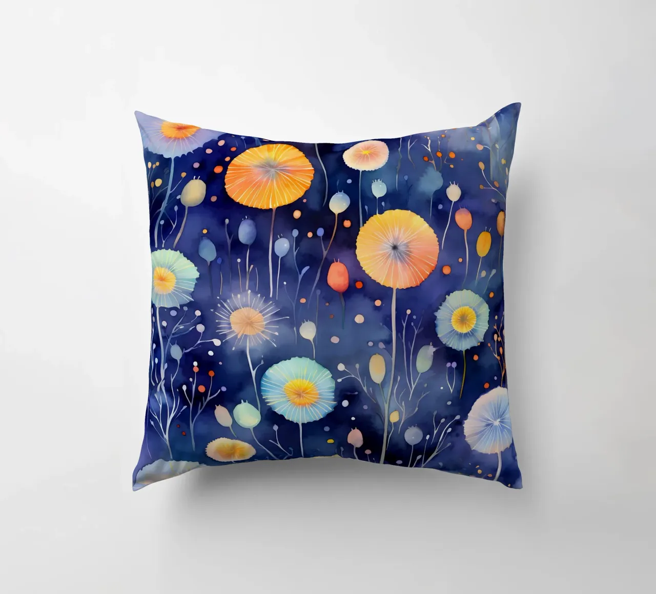 Denti di leone cosmici cuscino da Botanical Pattern House