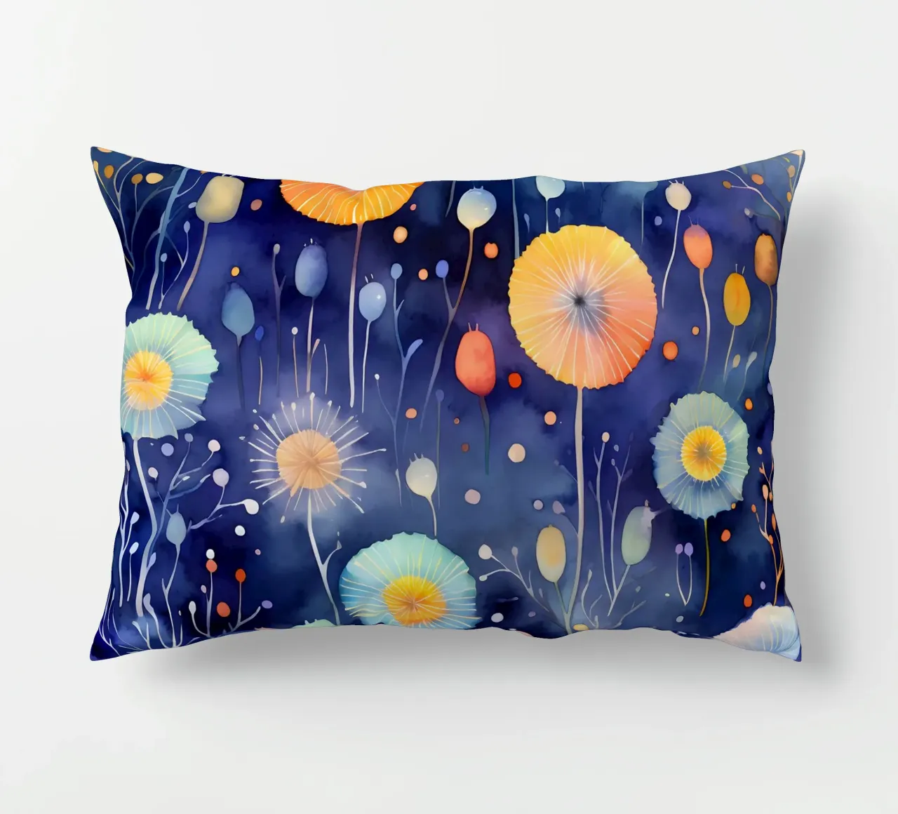 Denti di leone cosmici cuscino da Botanical Pattern House