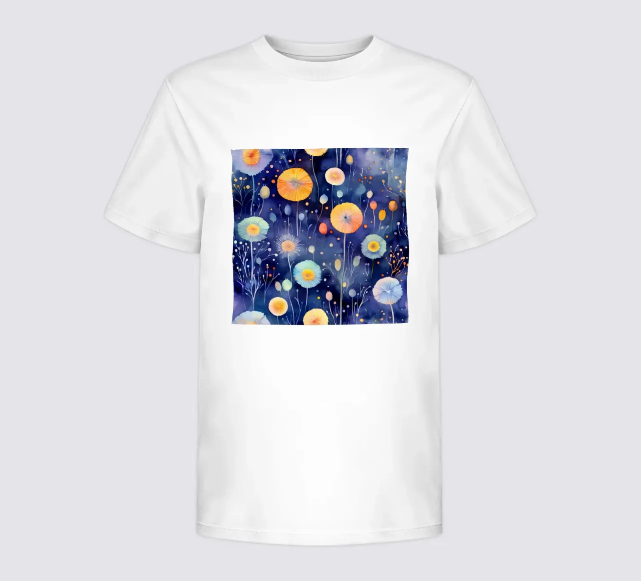 Kosmischer Löwenzahn Kinder T-Shirt von Botanical Pattern House