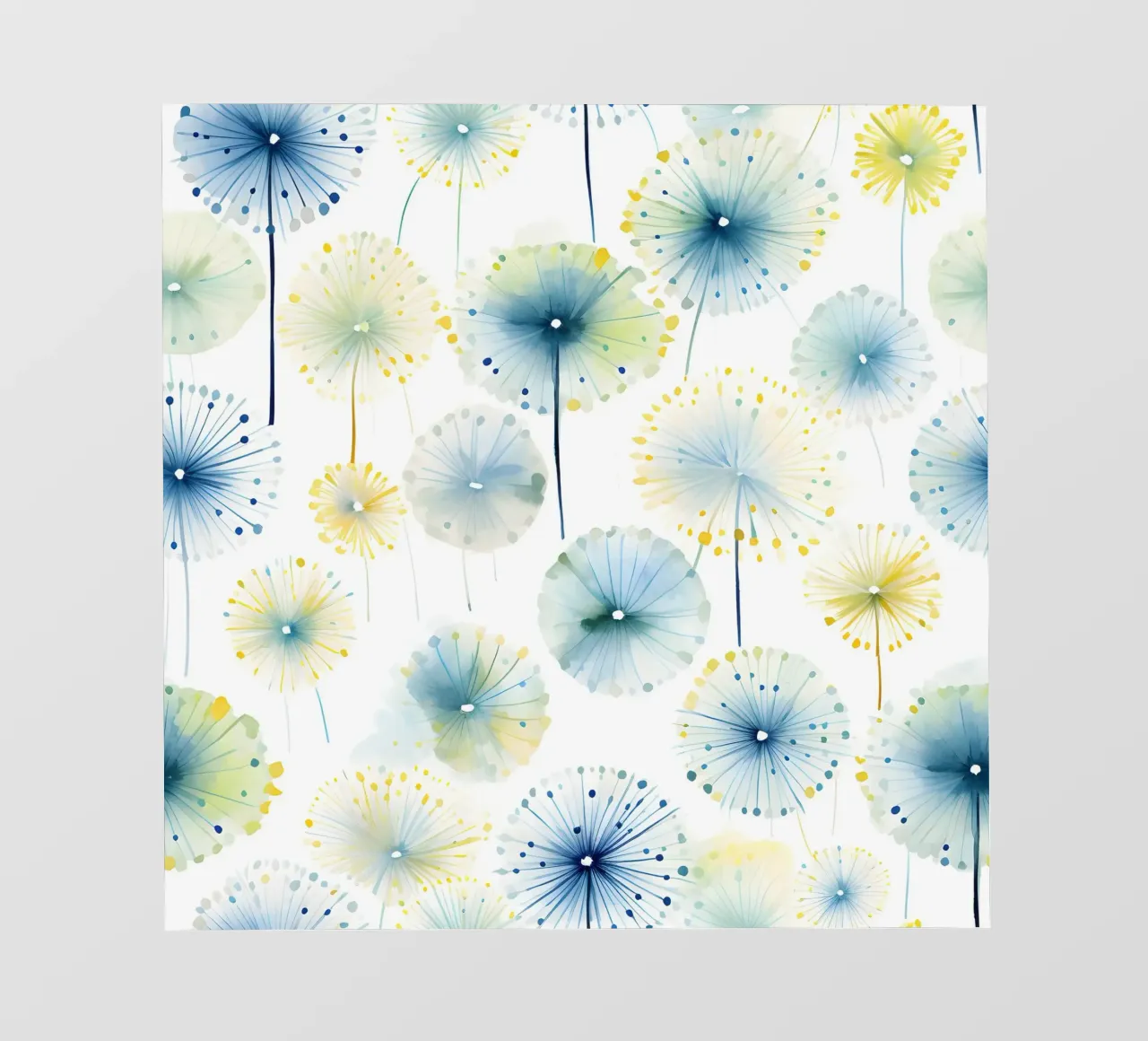 Denti di leone ad occhi aperti pellicola backlit da Botanical Pattern House