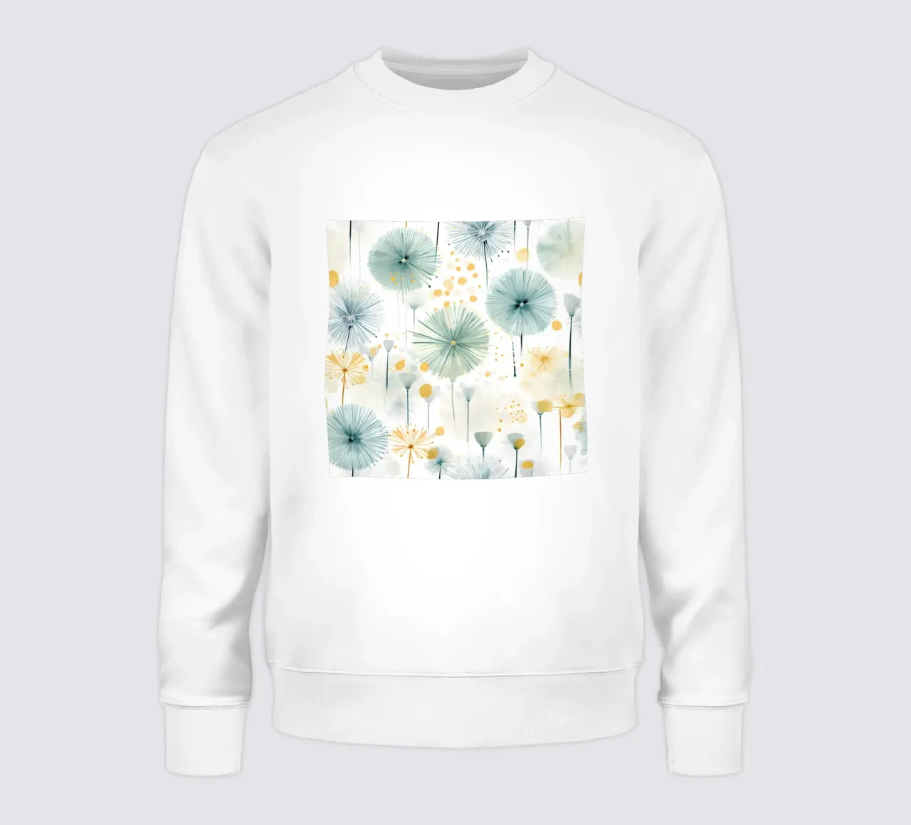 Denti di leone ad occhi aperti felpa da Botanical Pattern House