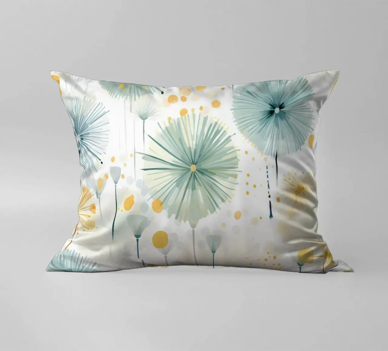 Denti di leone ad occhi aperti cuscino da Botanical Pattern House