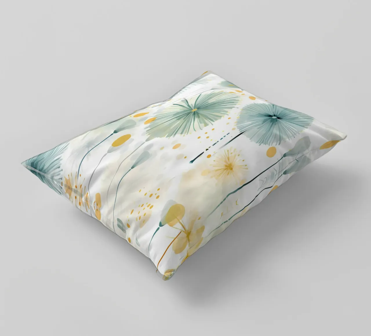 Denti di leone ad occhi aperti cuscino da Botanical Pattern House