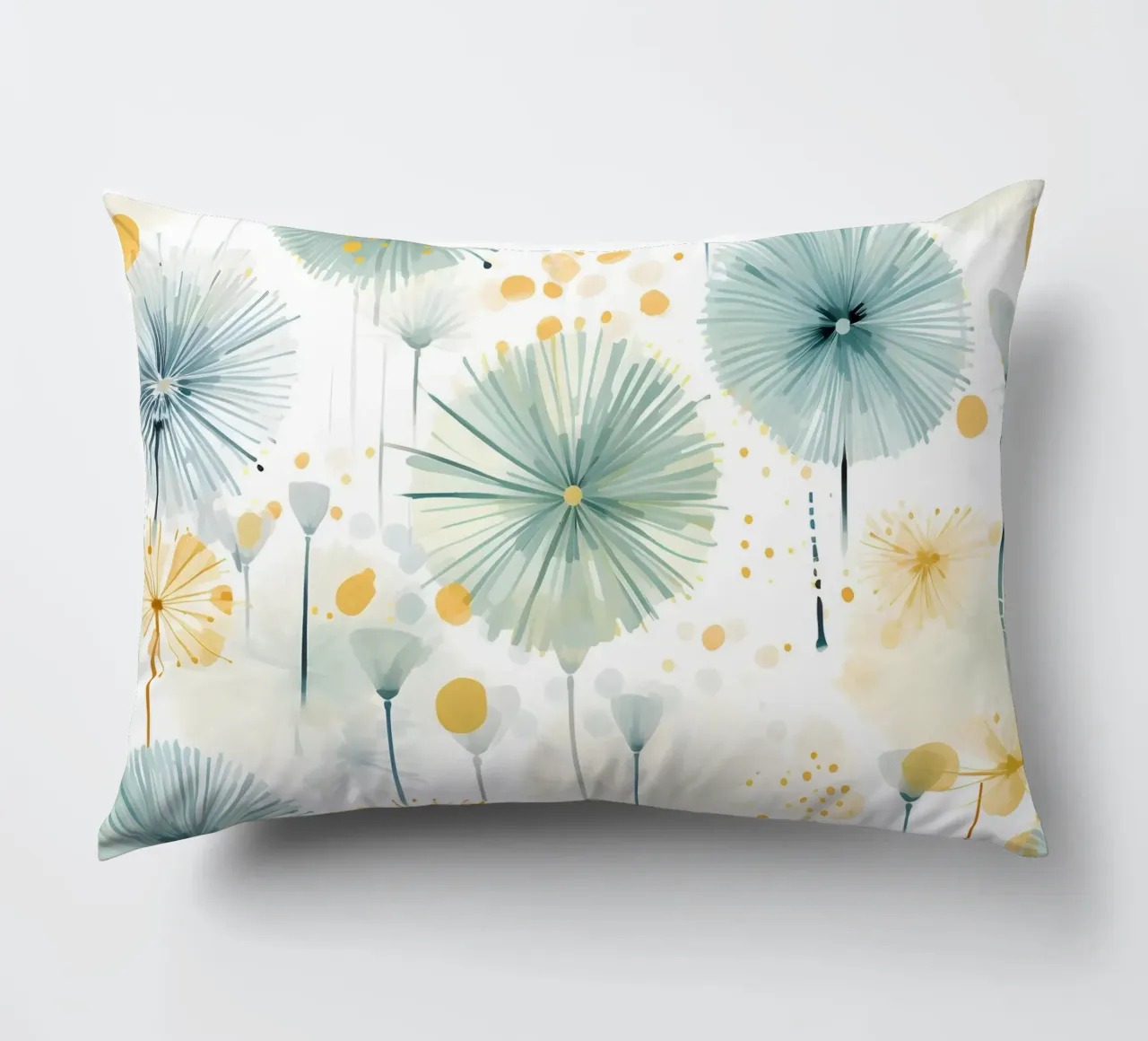 Denti di leone ad occhi aperti cuscino da Botanical Pattern House