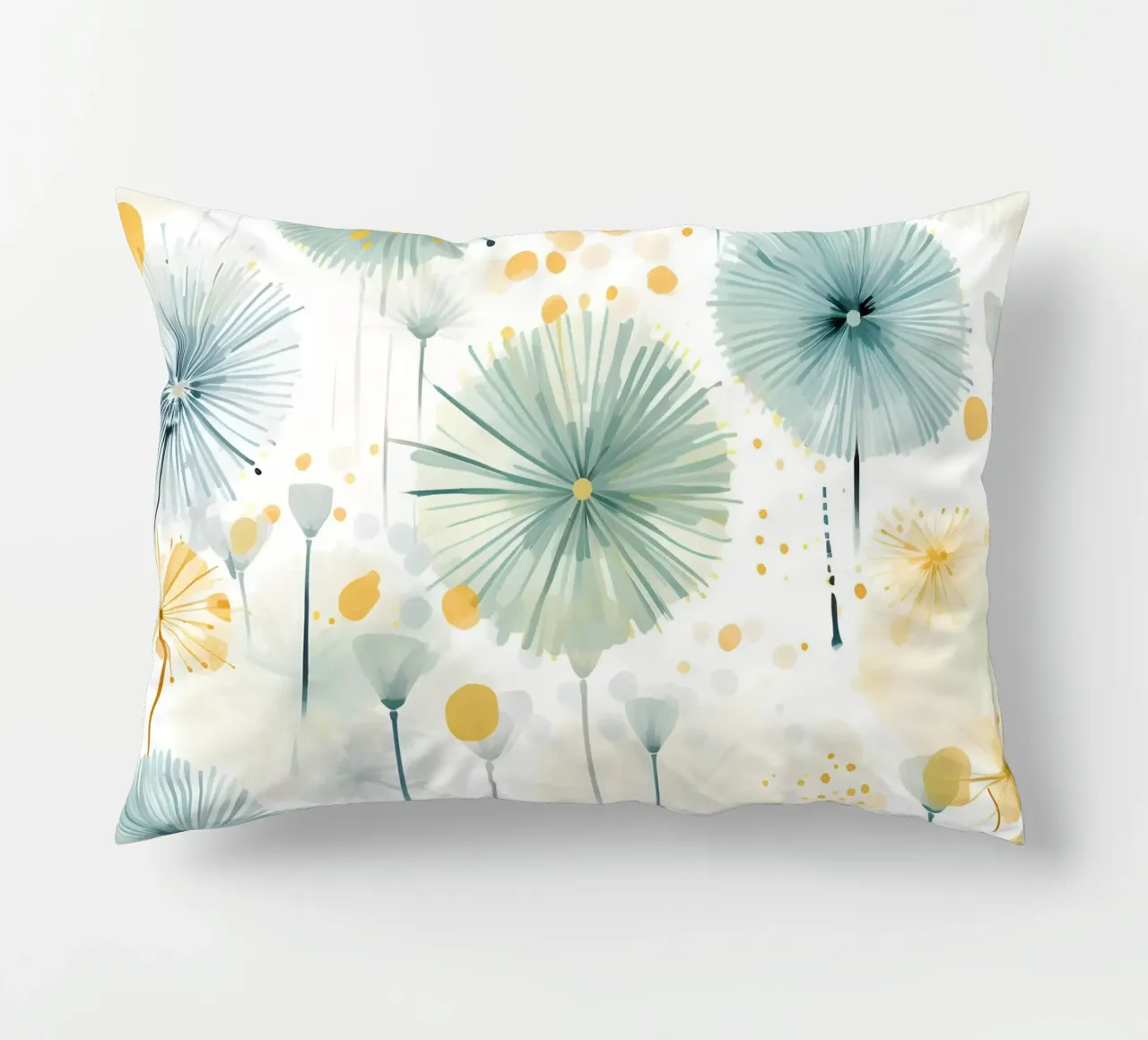 Denti di leone ad occhi aperti cuscino da Botanical Pattern House