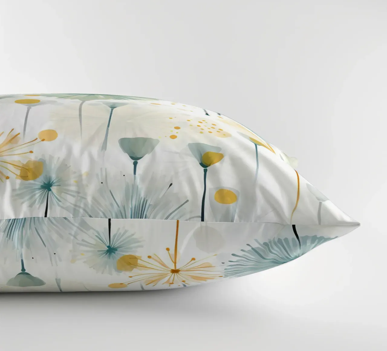 Denti di leone ad occhi aperti cuscino da Botanical Pattern House
