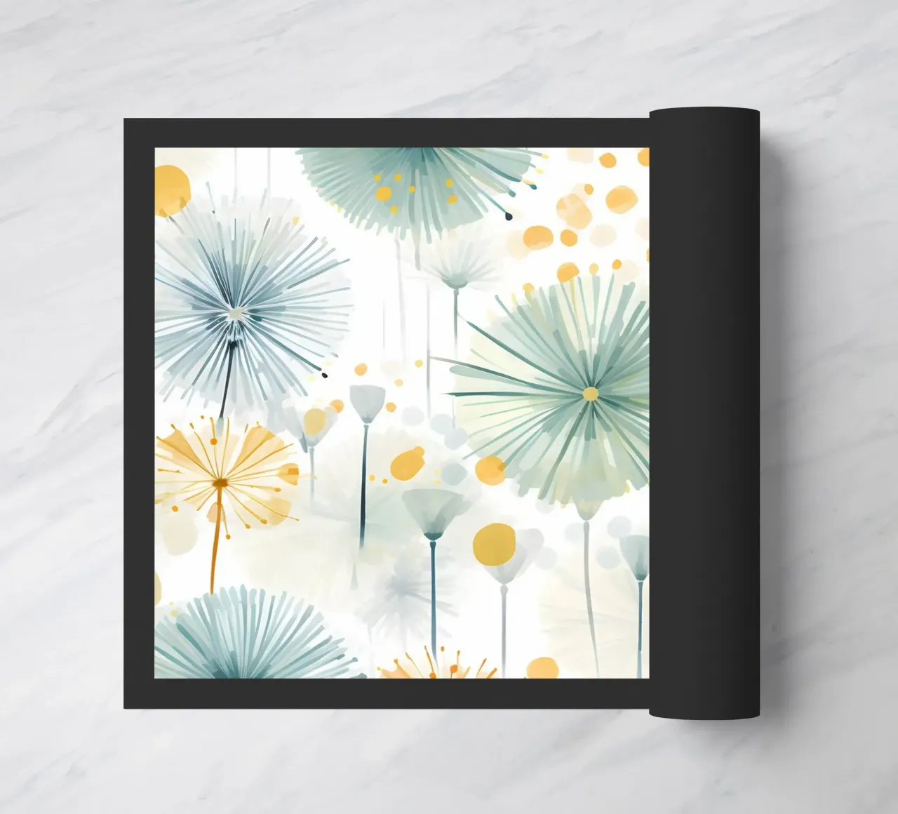Denti di leone ad occhi aperti zerbino da Botanical Pattern House
