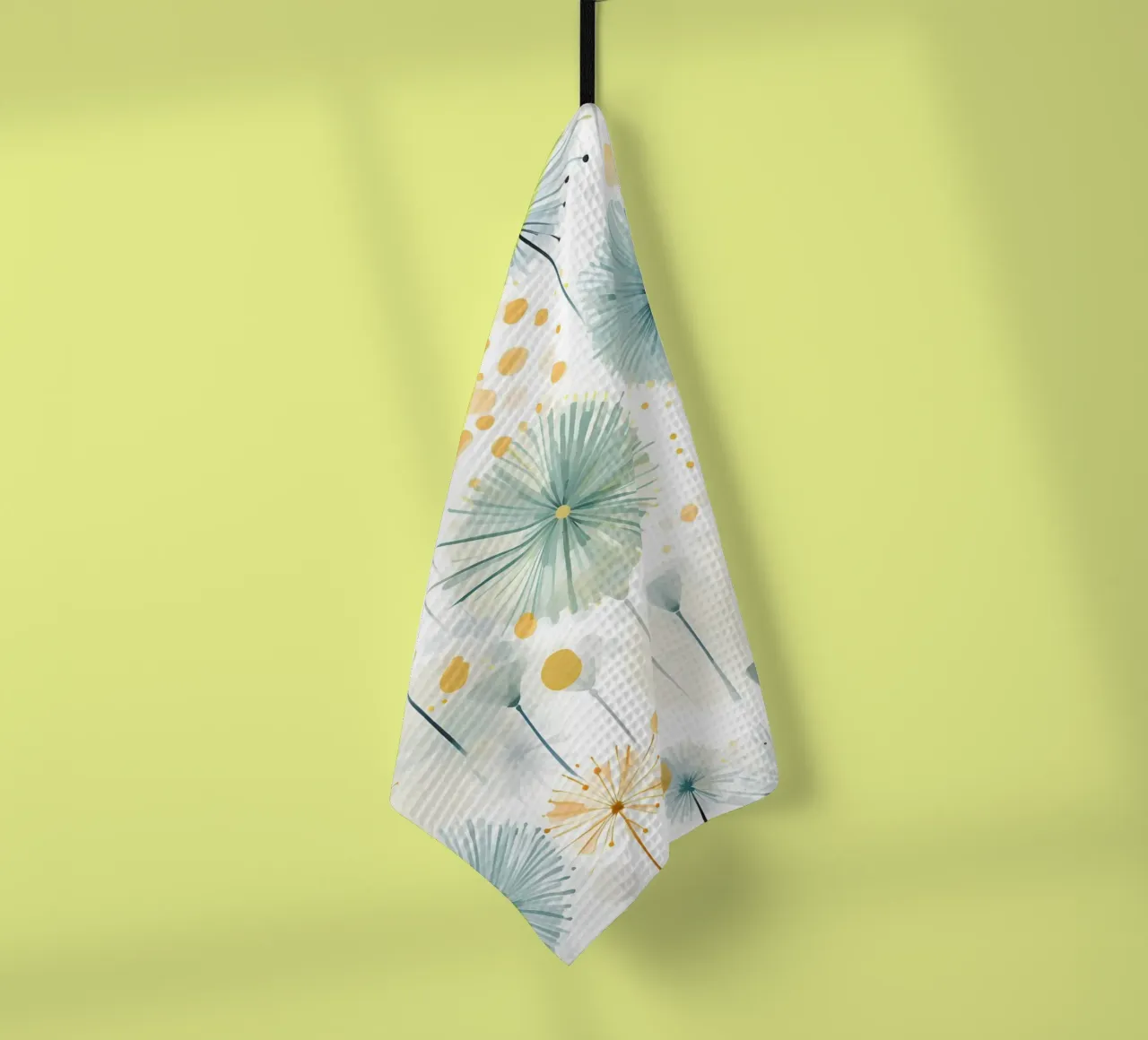 Denti di leone ad occhi aperti canovaccio da cucina da Botanical Pattern House