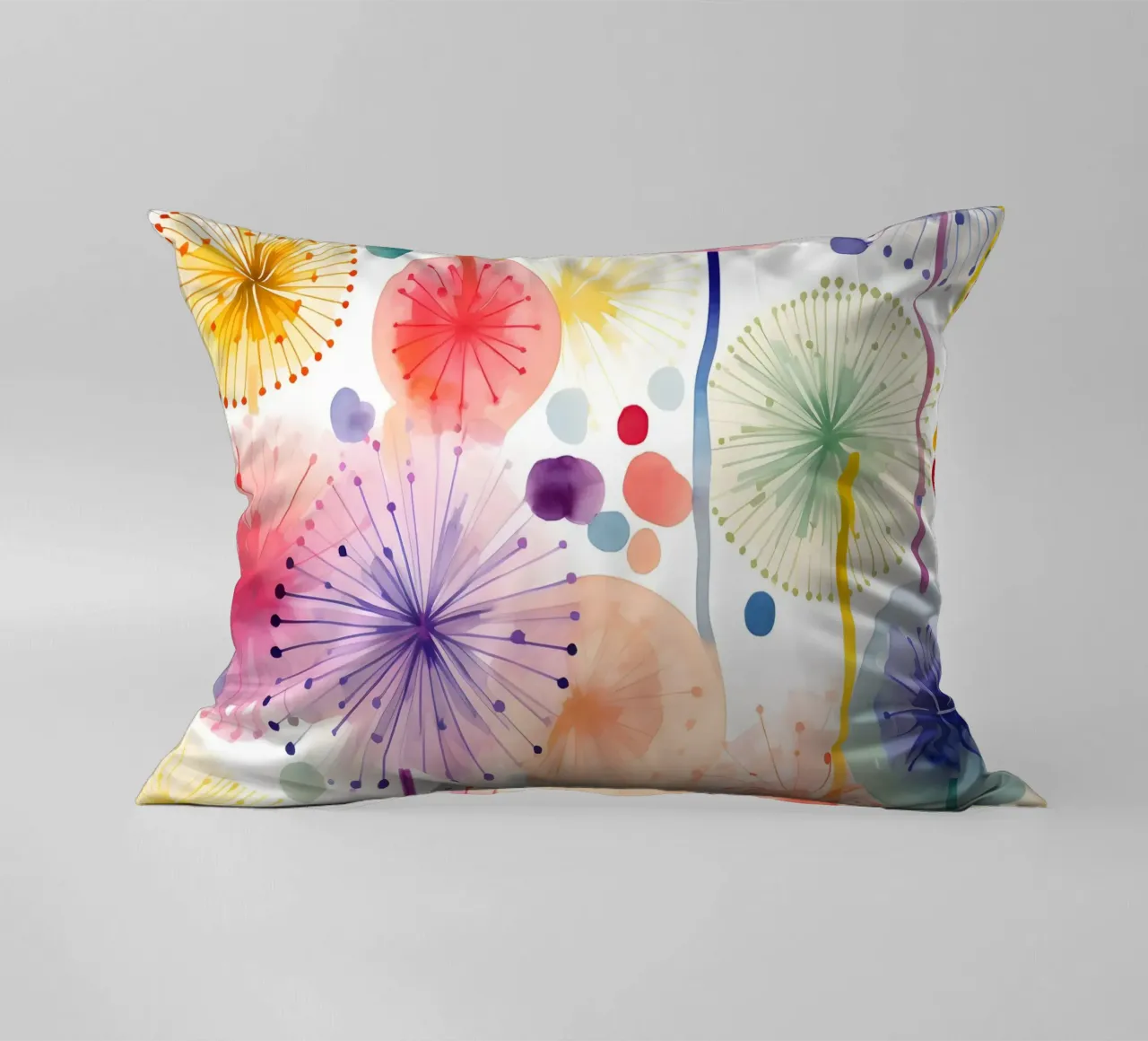 Denti di leone ad occhi aperti cuscino da Botanical Pattern House