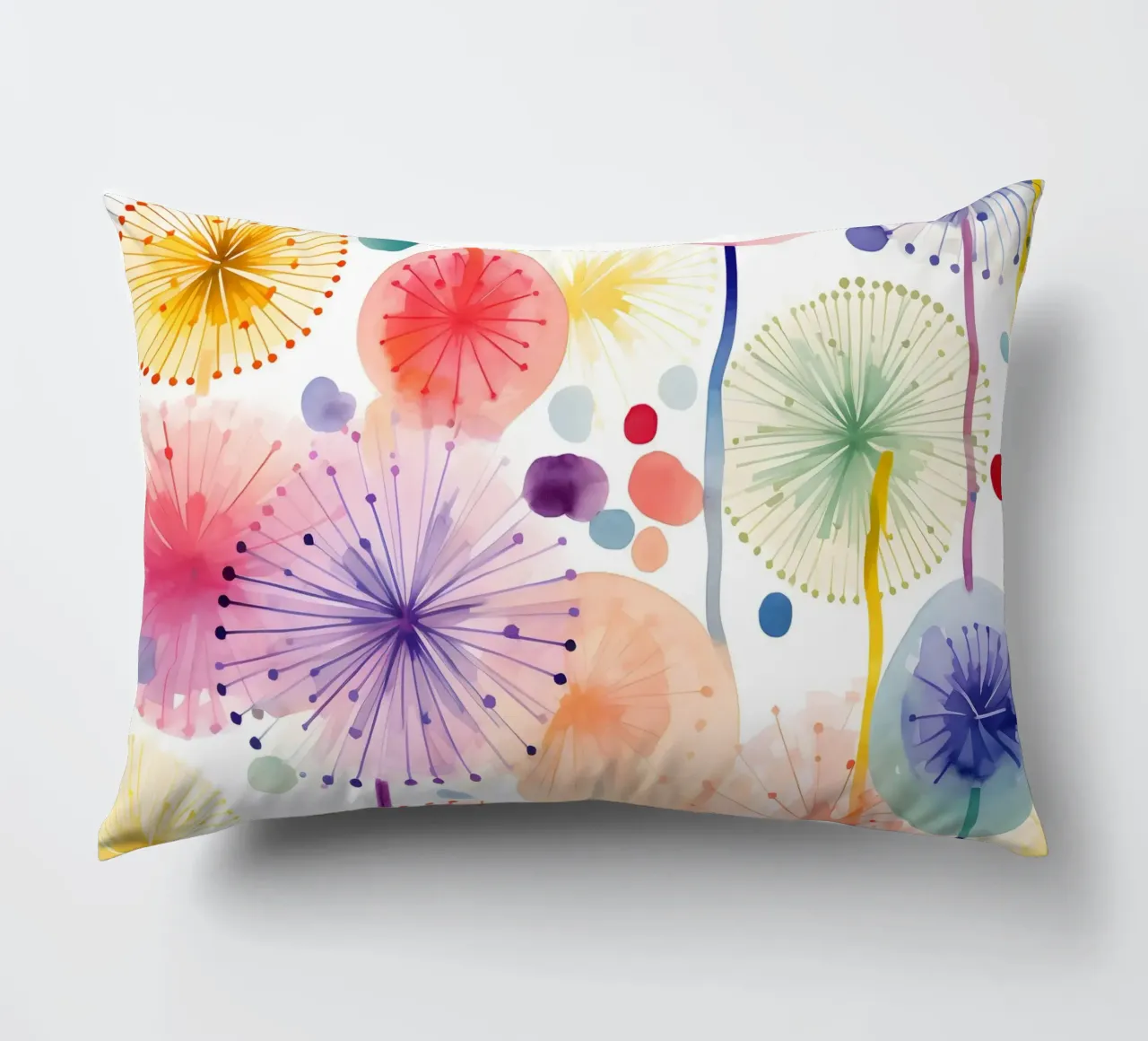Denti di leone ad occhi aperti cuscino da Botanical Pattern House