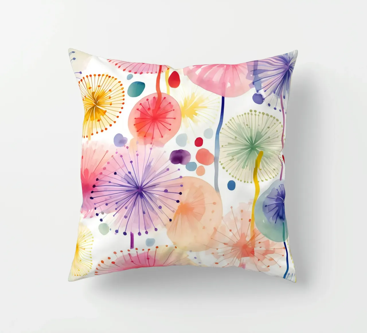 Denti di leone ad occhi aperti cuscino da Botanical Pattern House