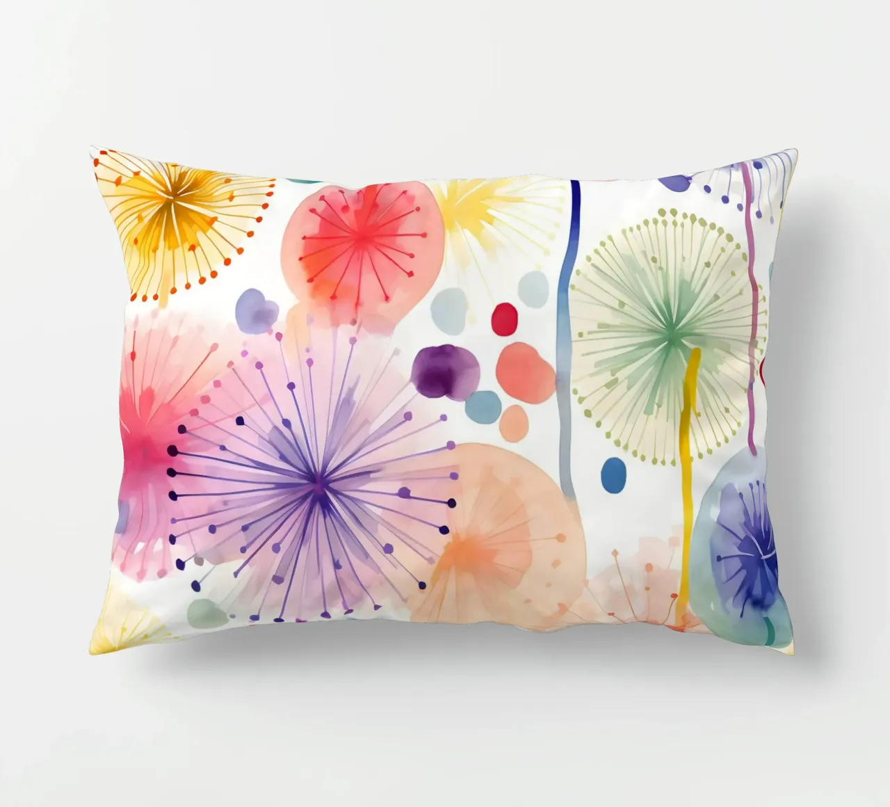 Denti di leone ad occhi aperti cuscino da Botanical Pattern House
