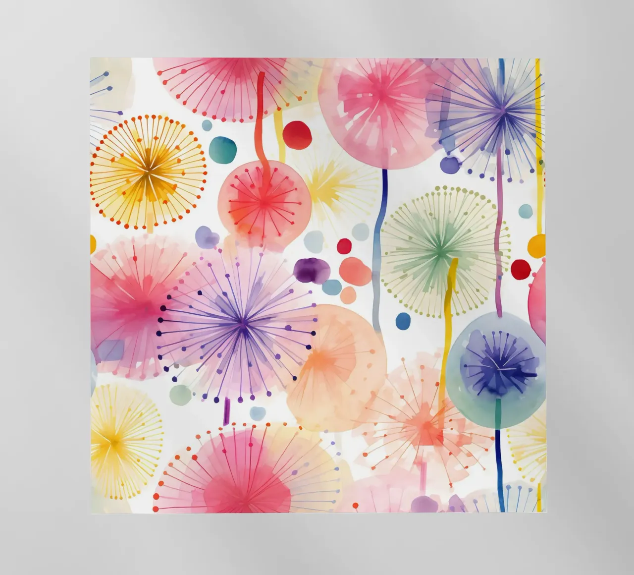 Denti di leone ad occhi aperti pellicola backlit da Botanical Pattern House