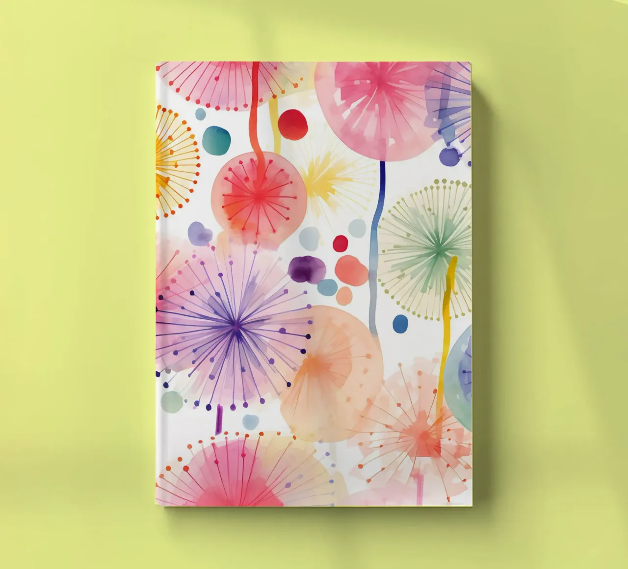 Daydream Dandelions notebook by Botanical Pattern House