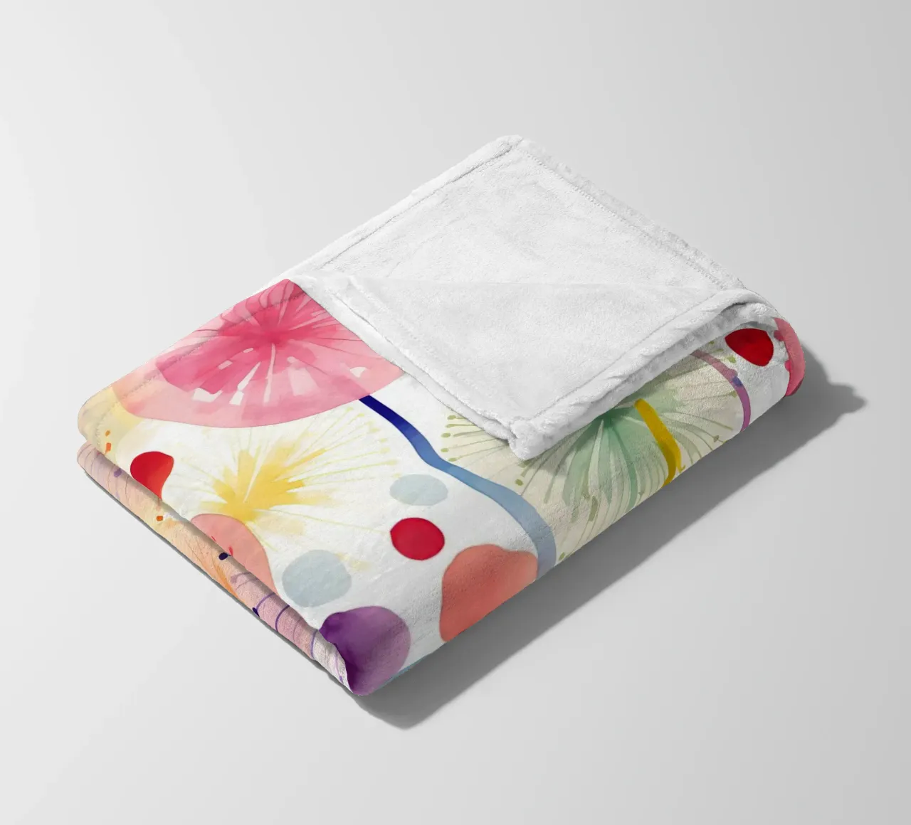 Denti di leone ad occhi aperti coperta in pile da Botanical Pattern House