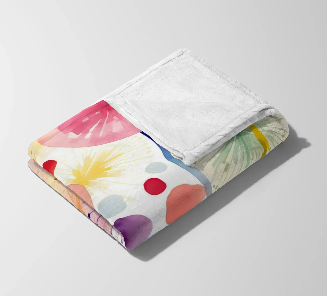 Denti di leone ad occhi aperti coperta in pile da Botanical Pattern House