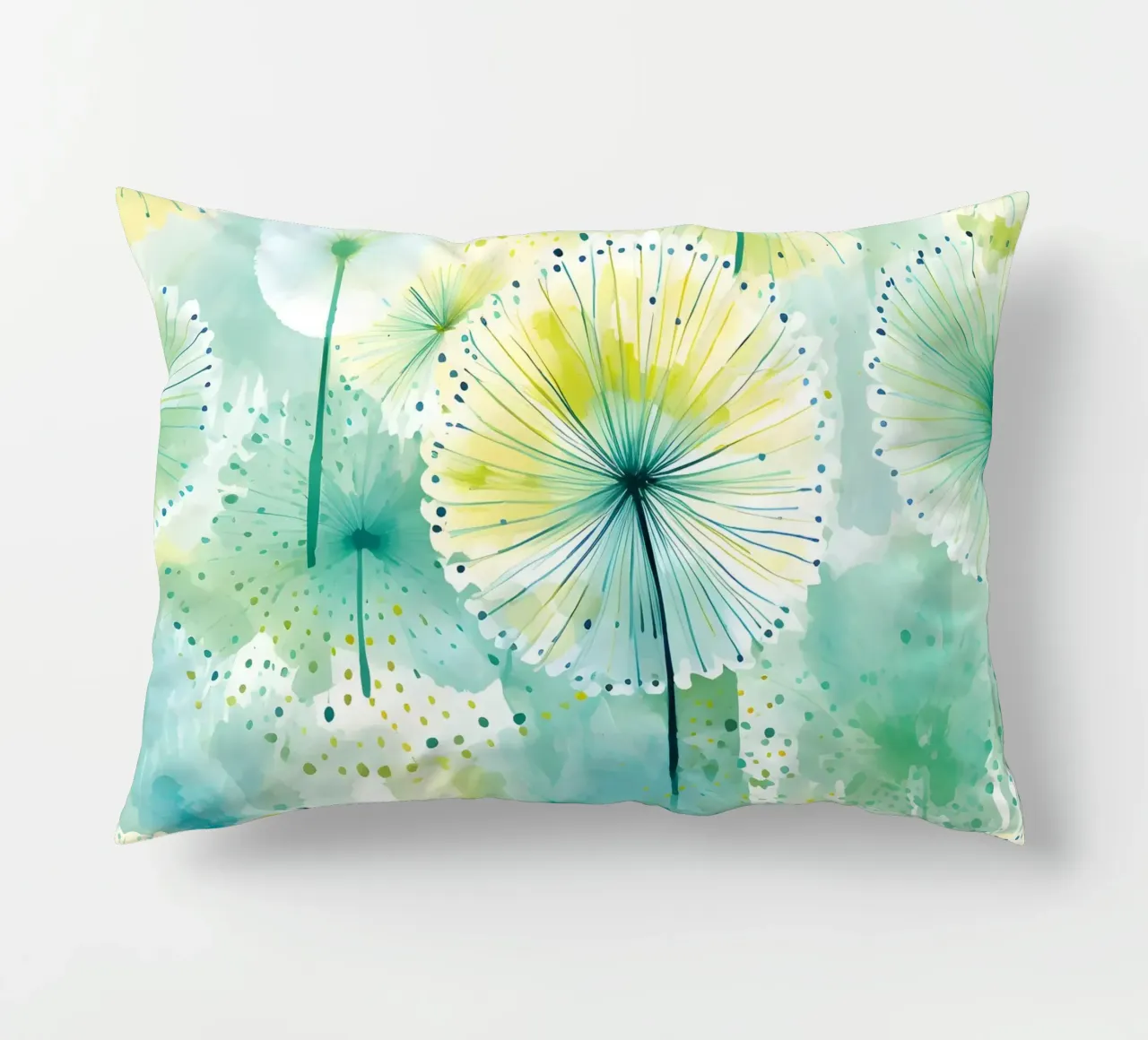 Denti di leone ad occhi aperti cuscino da Botanical Pattern House