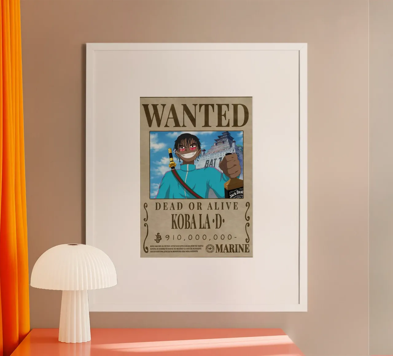 Cercasi Koba La D poster con telaio in plastica da Green