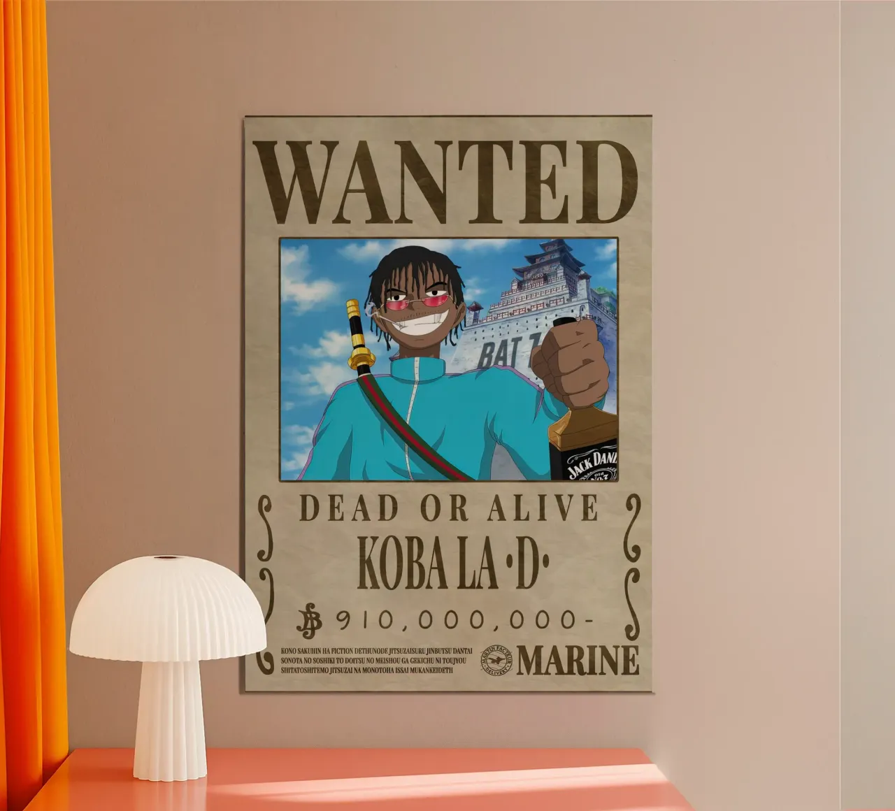 Cercasi Koba La D poster con telaio in plastica da Green