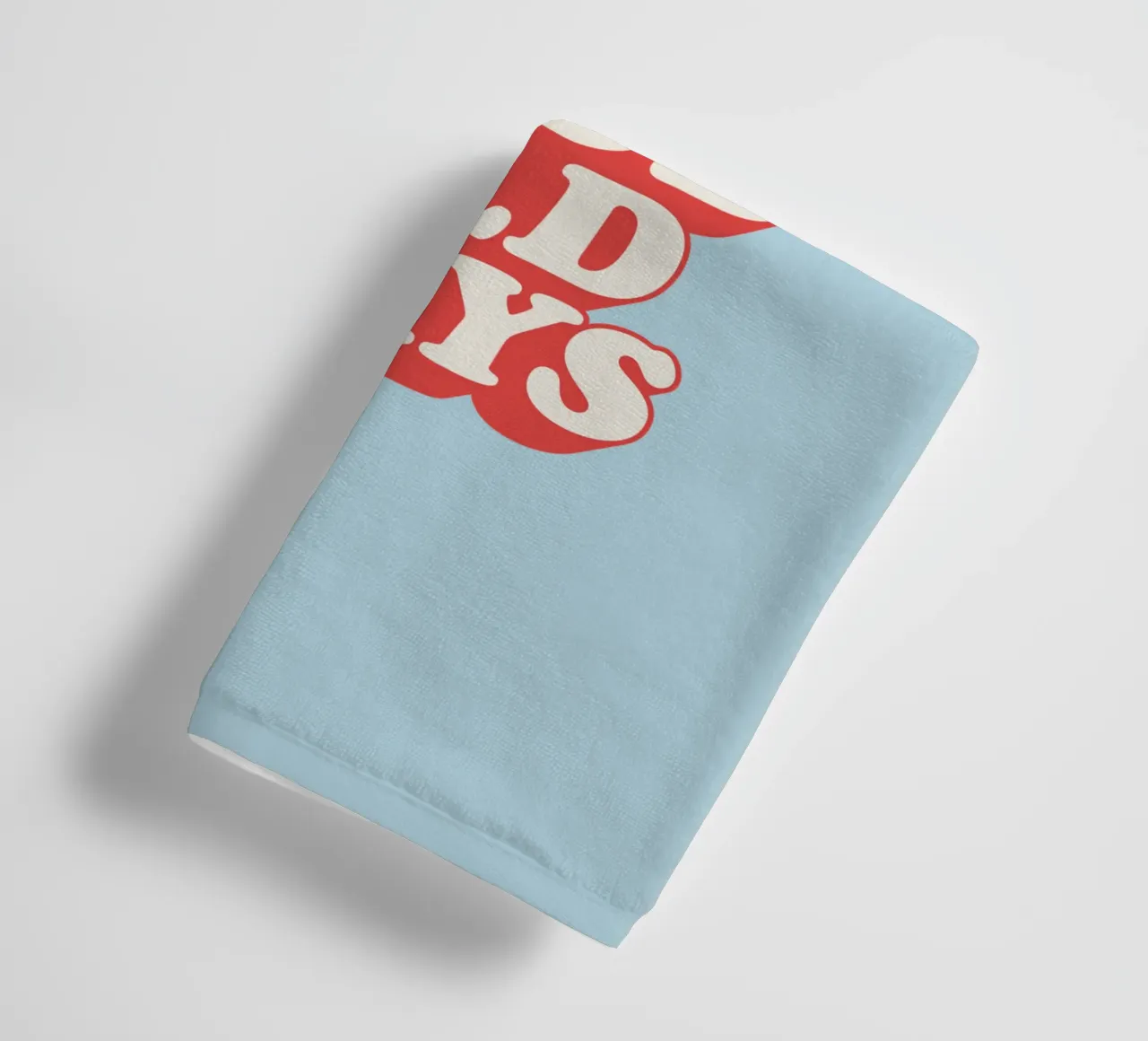 These Are The Good Old Days Typography Print Red White Blue towel by THE MOTIVATED TYPE