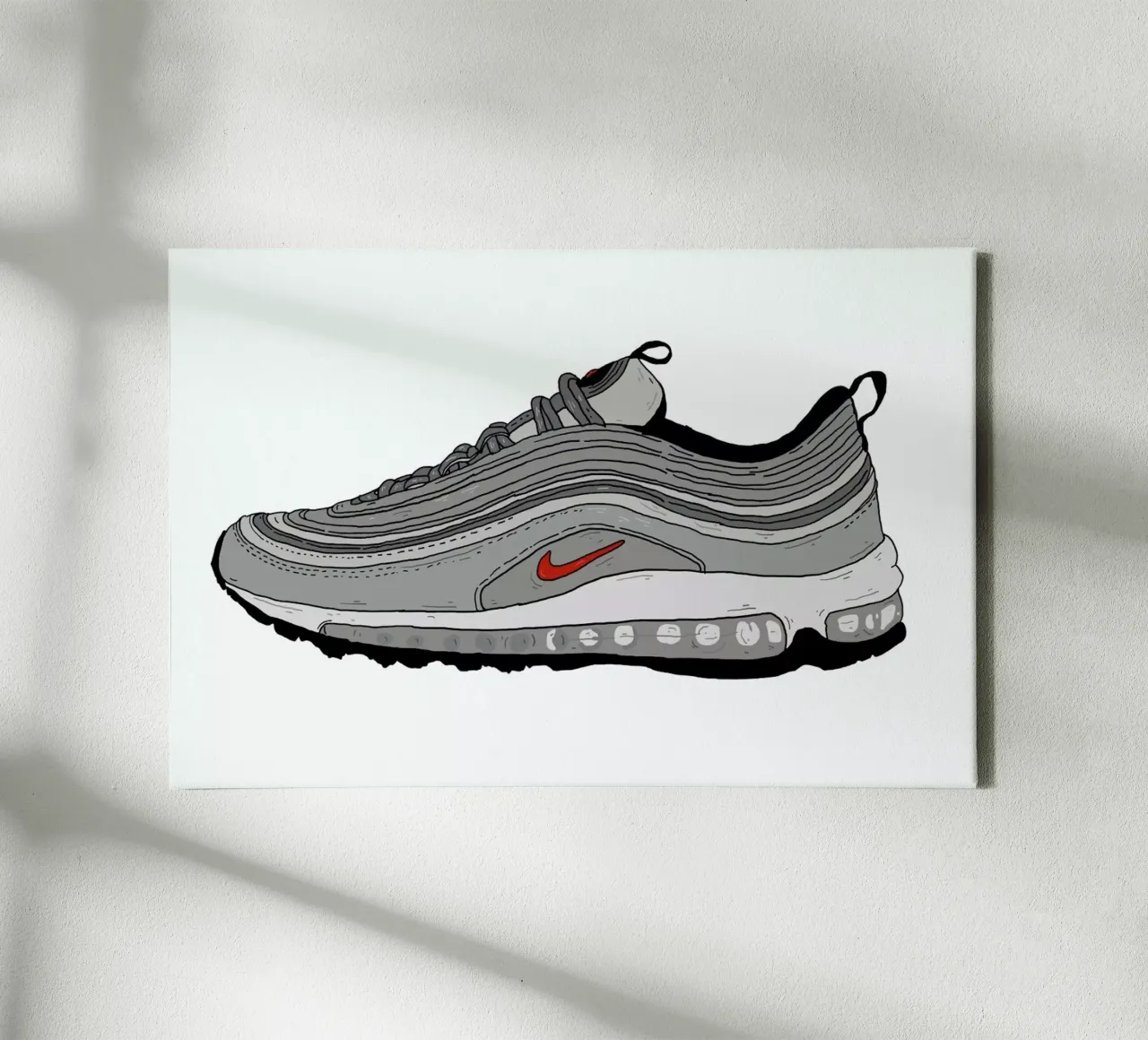 Airmax 97 canvas by Nick Cocozza