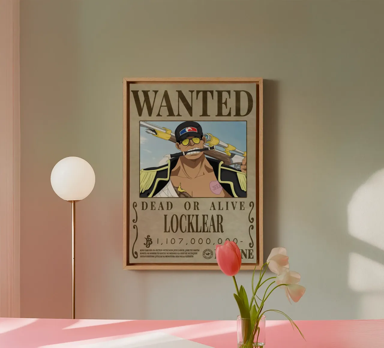 Gezocht Locklear canvas met Baklijst van Green