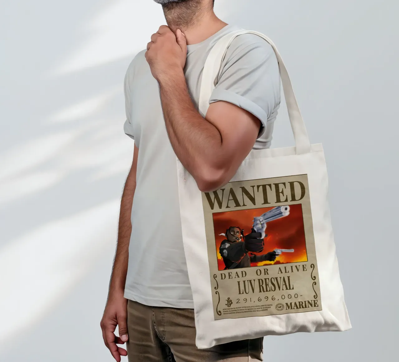 Gesucht Luv Resval Jutebeutel von Green