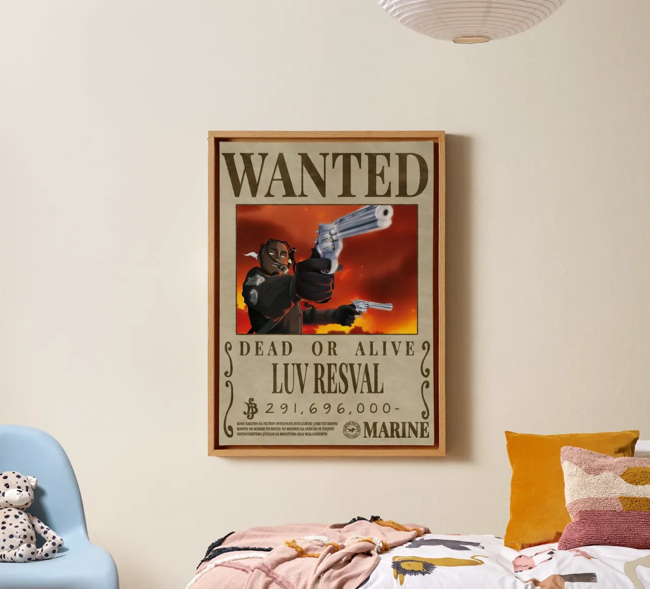 Wanted Luv Resval canvas by Green