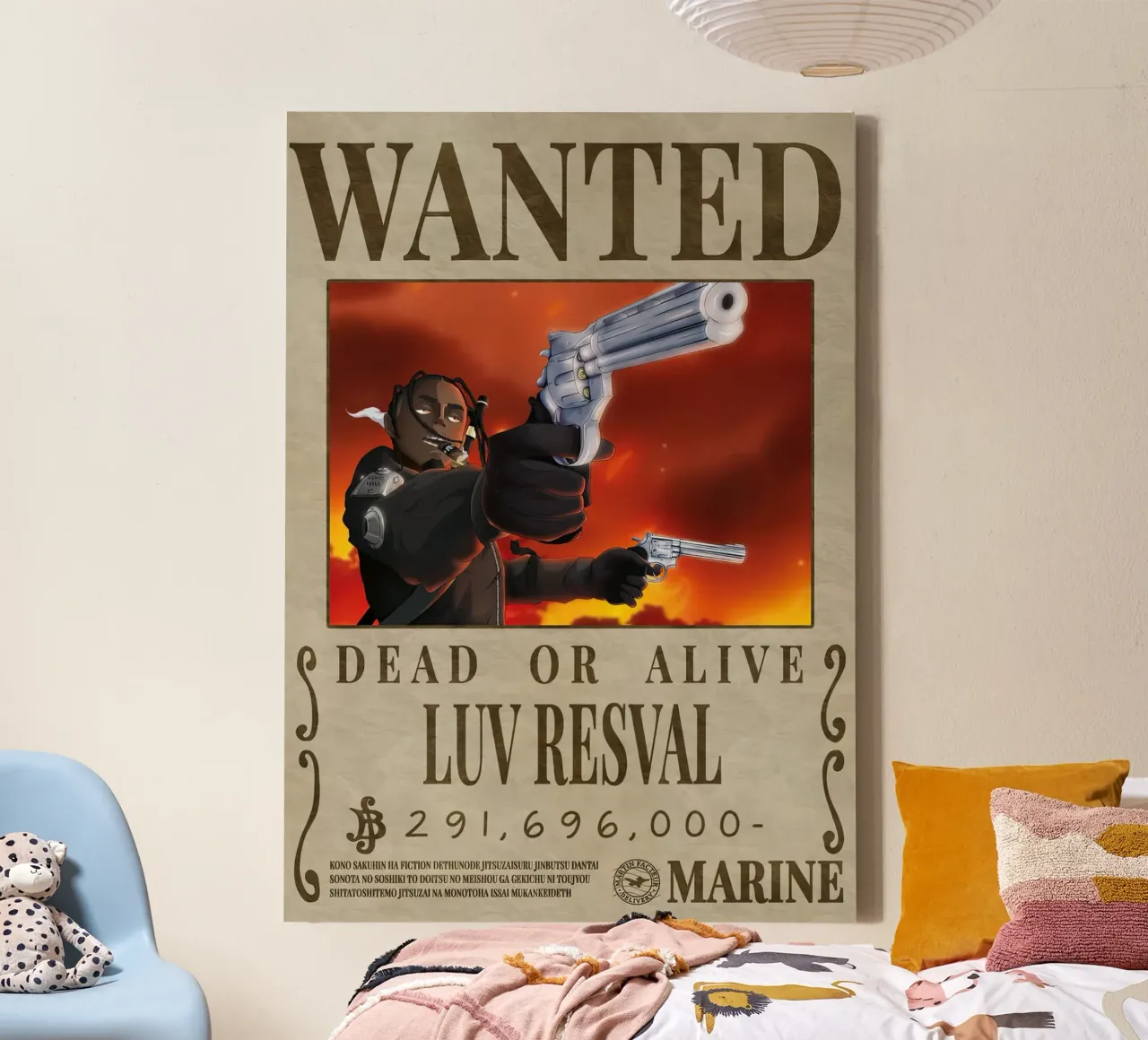 Wanted Luv Resval canvas by Green