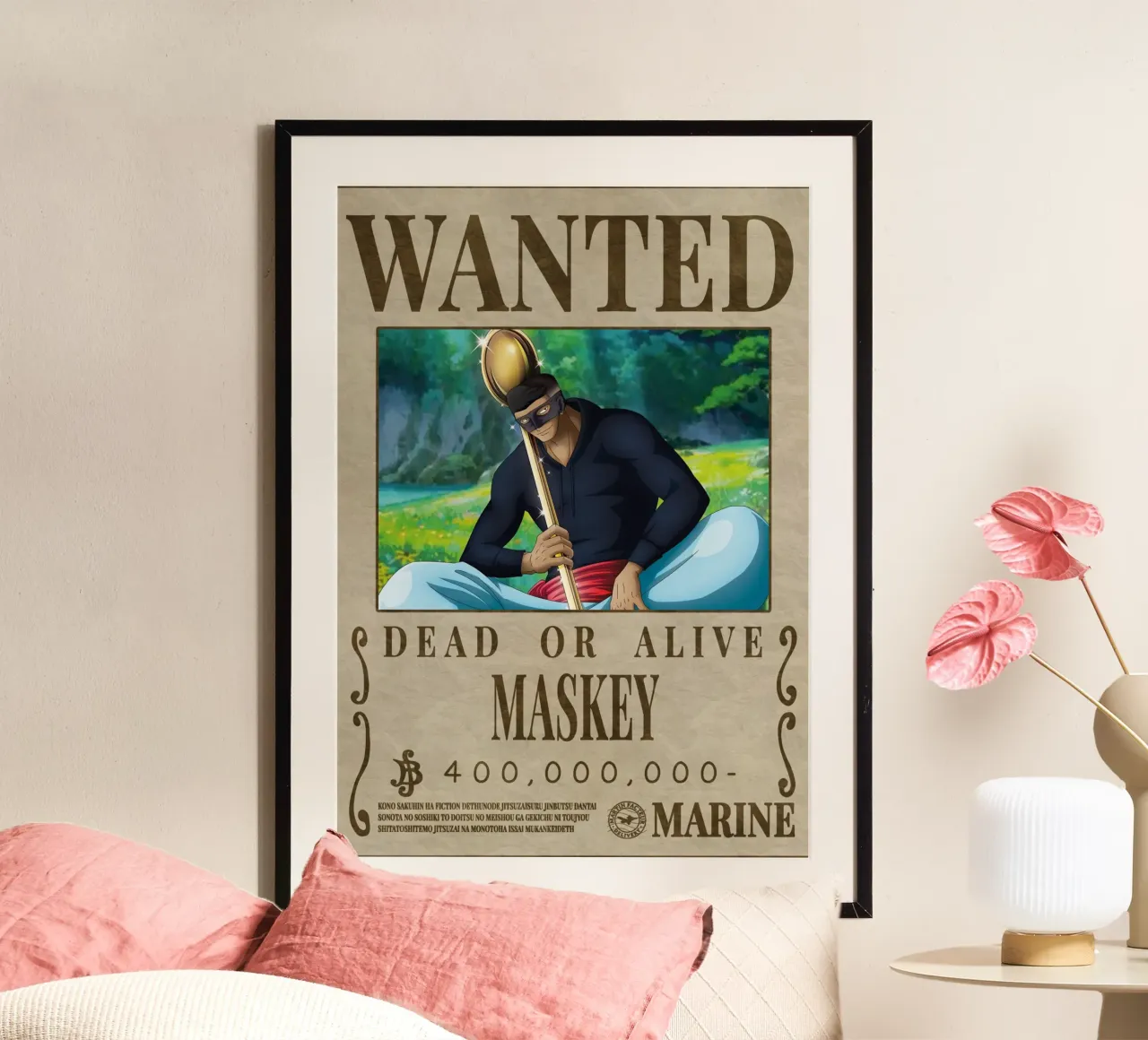 Cercasi Maskey poster con telaio in plastica da Green