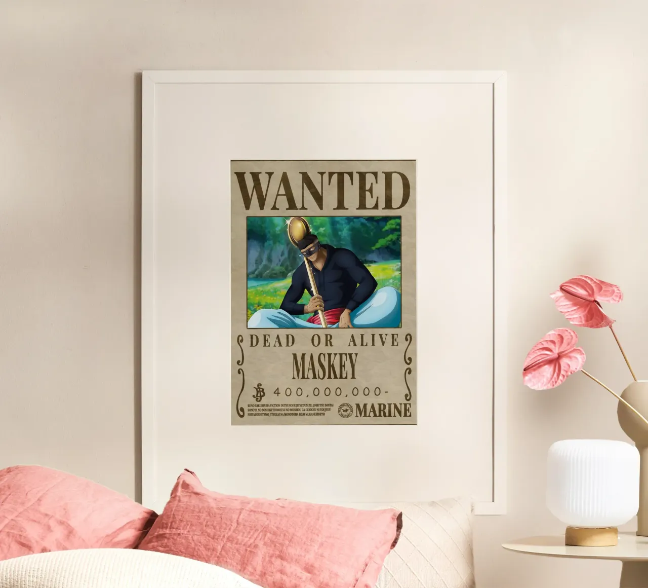 Cercasi Maskey poster con telaio in plastica da Green
