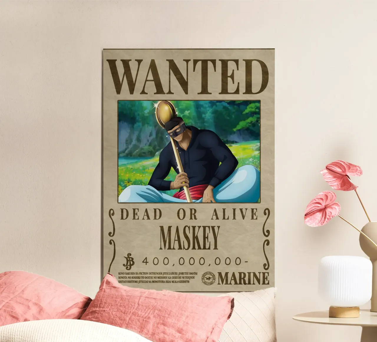 Cercasi Maskey poster con telaio in plastica da Green