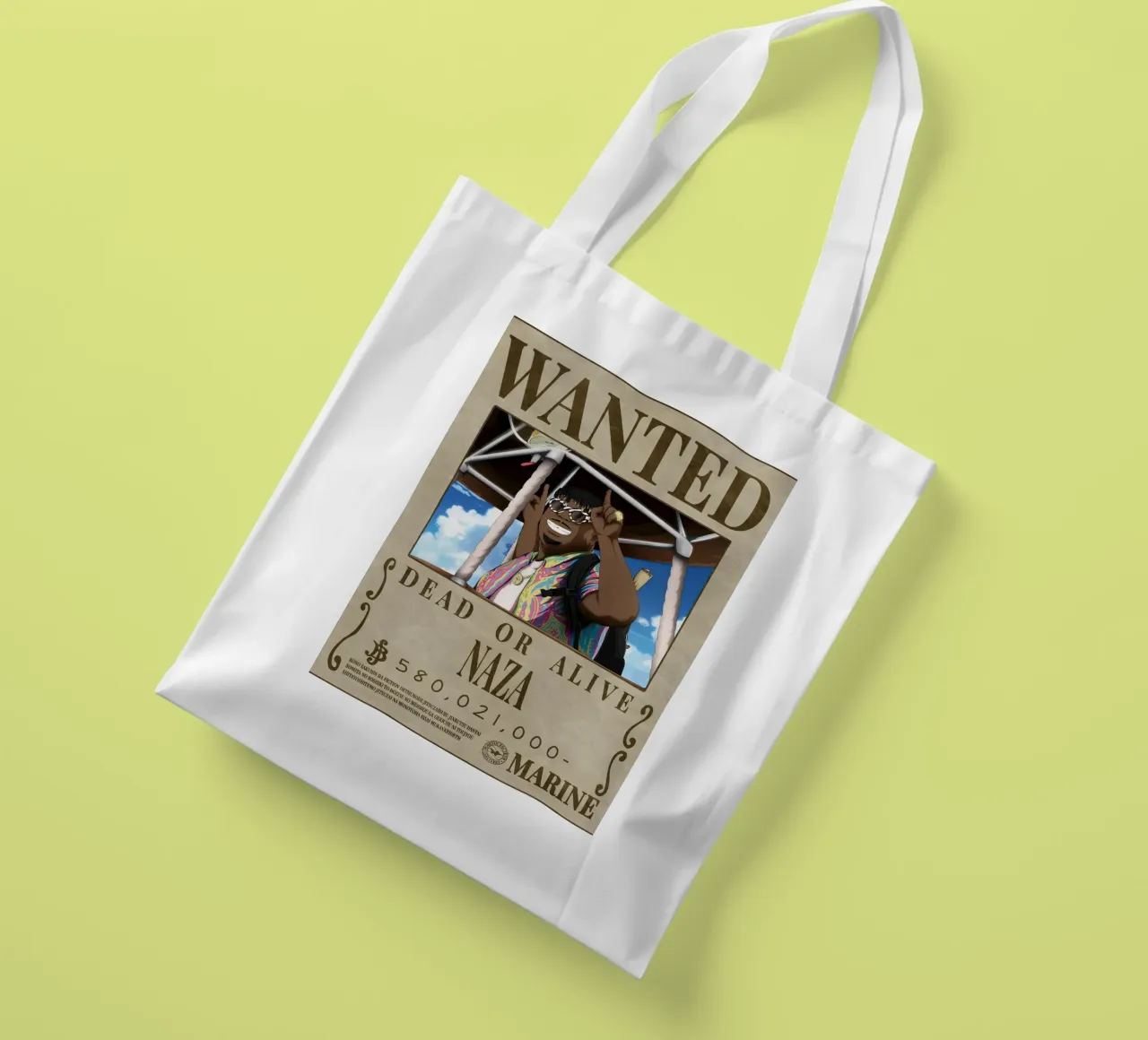 Naza recherchée tote bag de Green