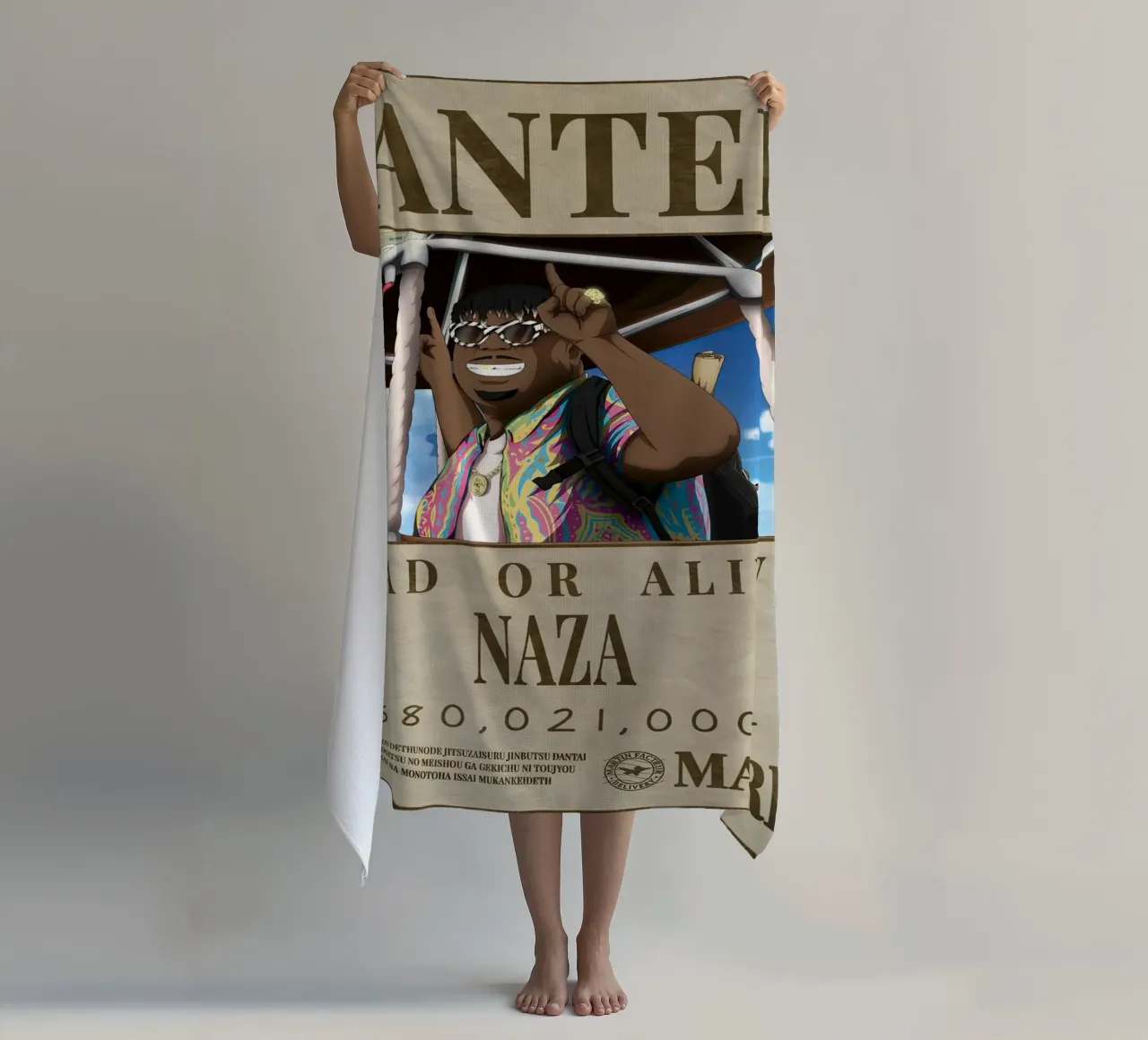 Wanted Naza beach towel by Green