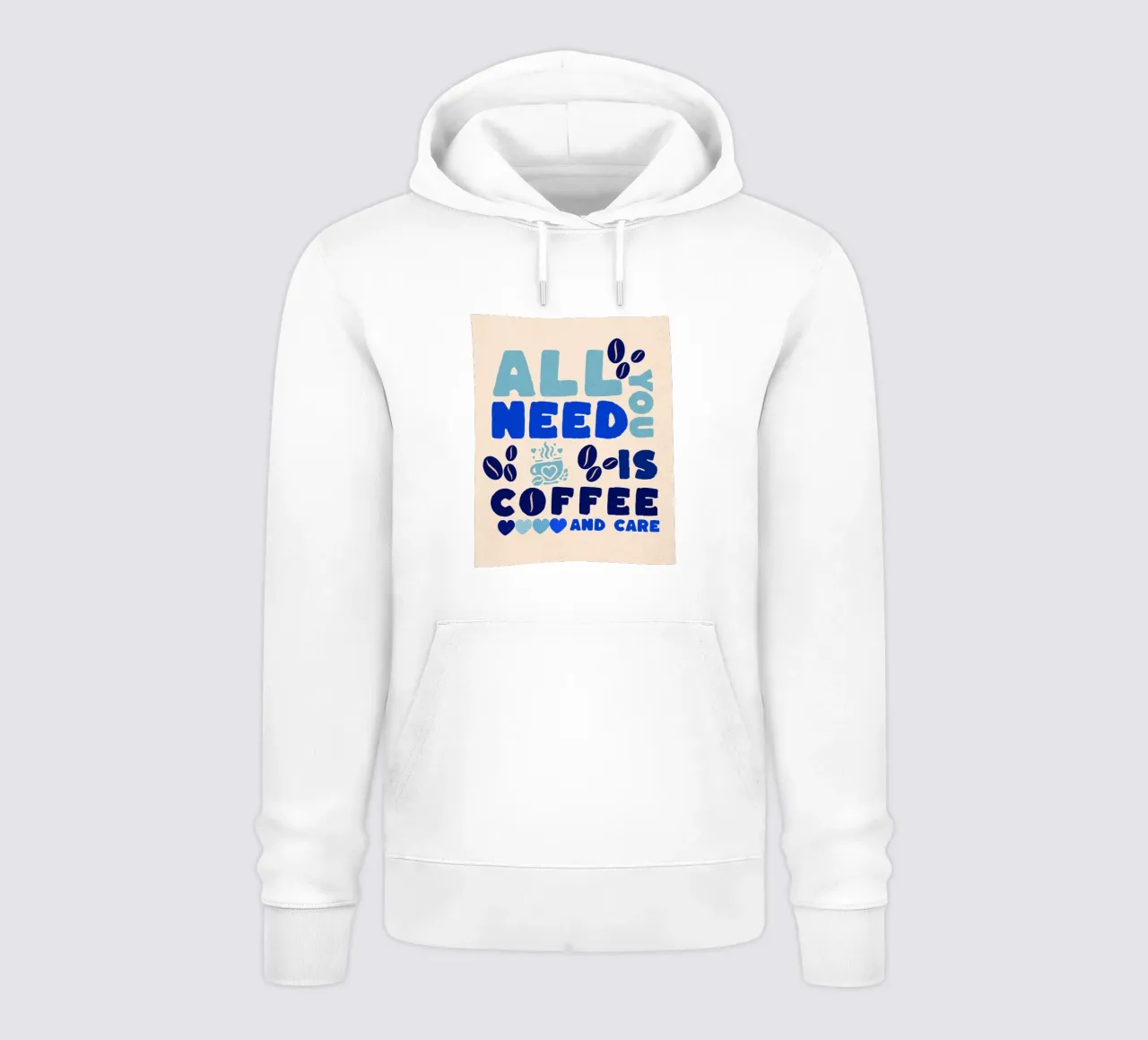 CAFFÈ E CURA felpa con cappuccio da Street Boutique