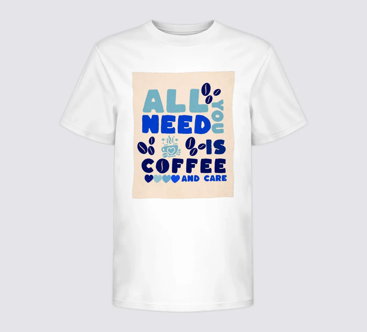 COFFEE AND CARE t-shirt bambini da Street Boutique