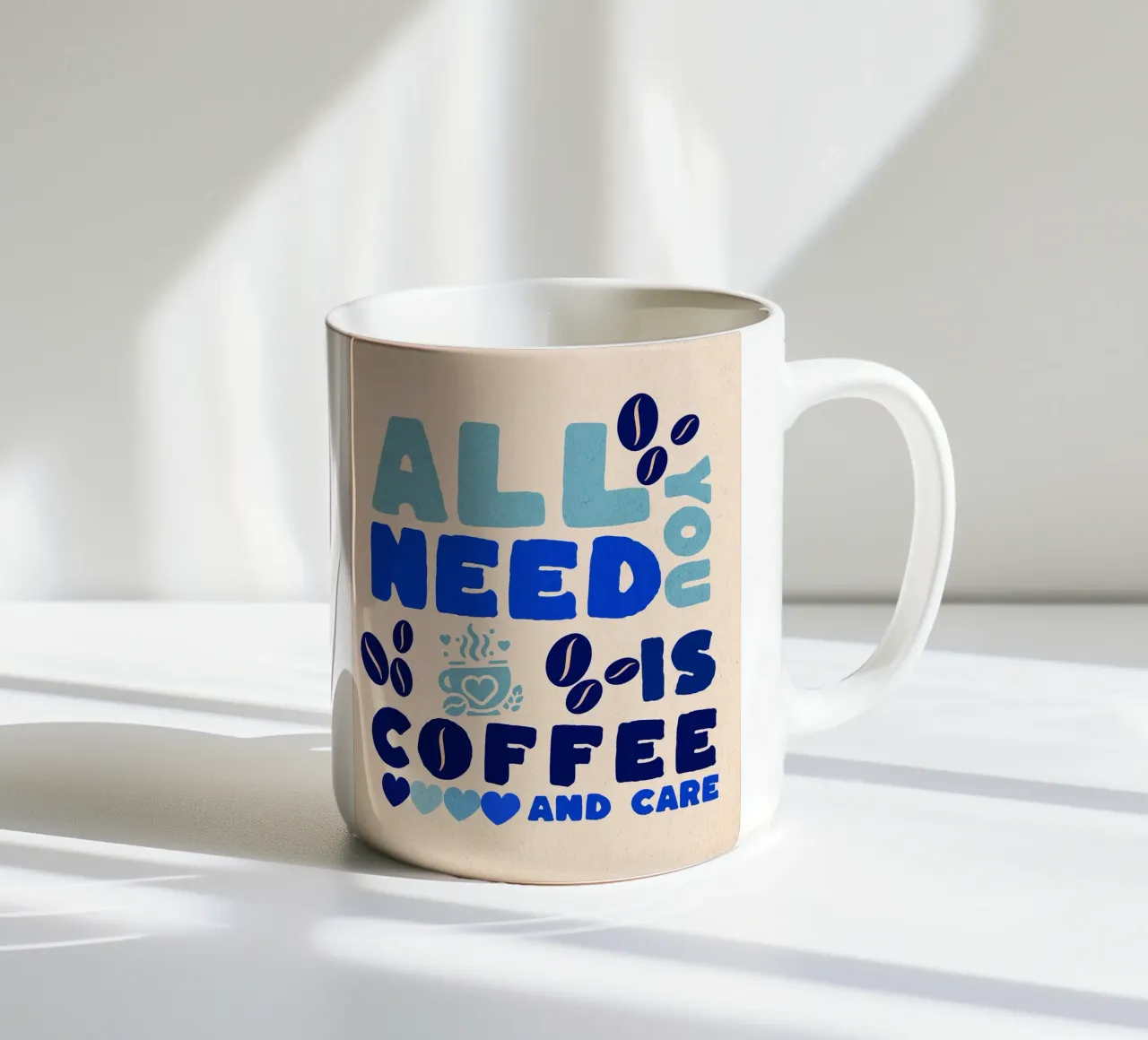 CAFFÈ E CURA tazza in ceramica da Street Boutique