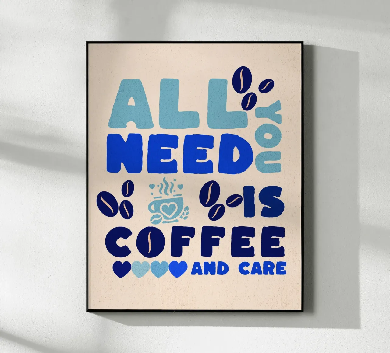 KAFFEE UND PFLEGE Acryl-Glas von Street Boutique