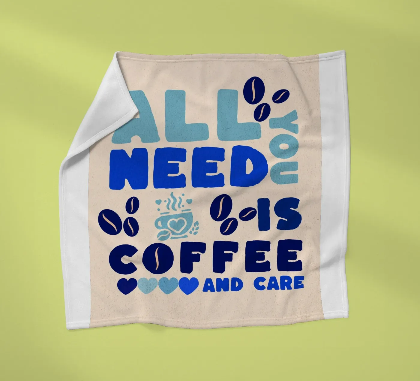 CAFFÈ E CURA coperta in pile da Street Boutique