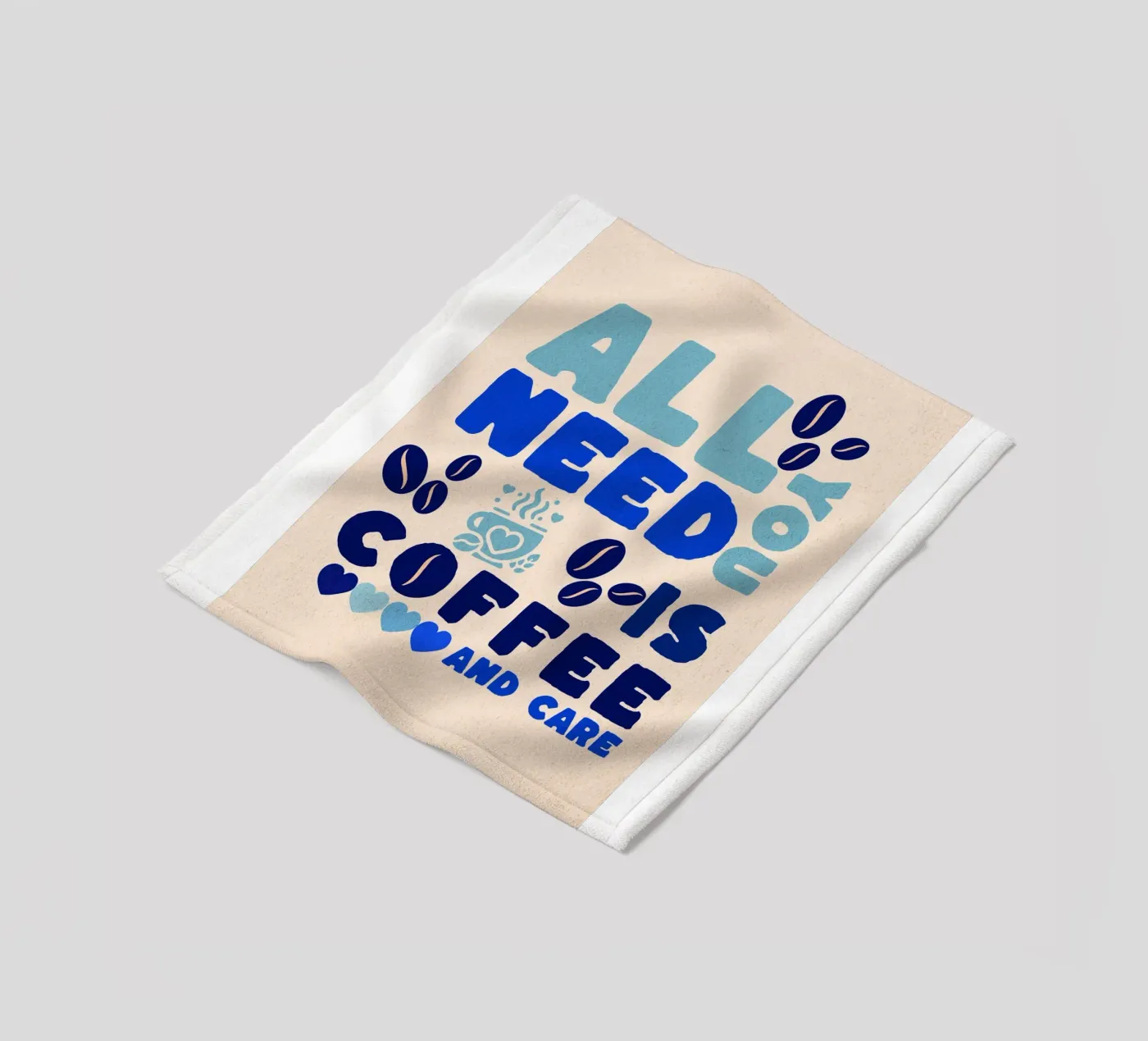 CAFFÈ E CURA coperta in pile da Street Boutique